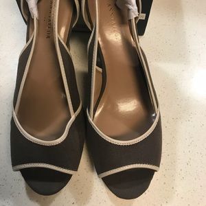Ann Taylor Wedge Sandals